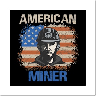 American Miner Posters and Art